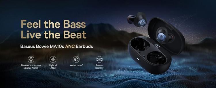 Baseus Bowie MA10s: TWS-навушники з ANC, ...