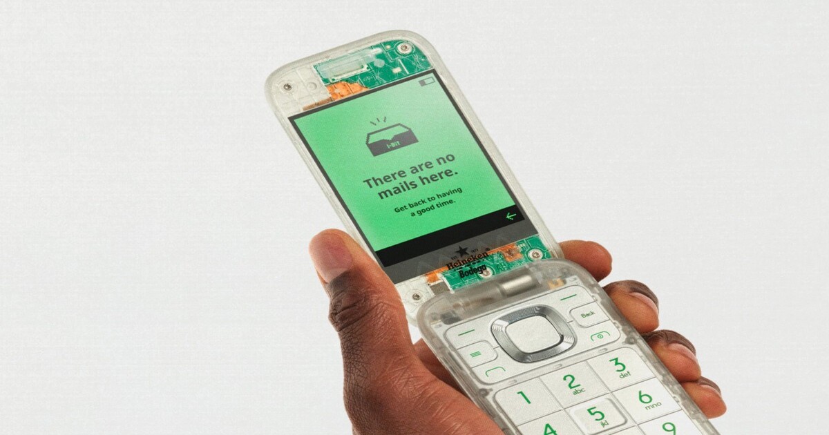 Bier und Technik: Heineken präsentiert sein eigenes Telefon